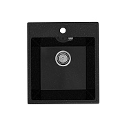 Кухонная мойка Practik PR-M-425-004 (без сифона), черный оникс