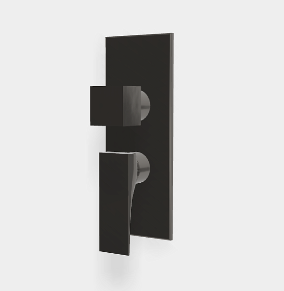 Смеситель для душа Fima Carlo Frattini Zeta, на 2/3 потребителя, хром черный (F3969X6CN)