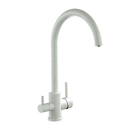 Смеситель для кухни с подключением фильтра FRAP F43899-42, серый