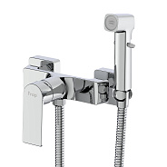Гигиенический душ со смесителем FRAP F2071, хром