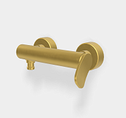 Смеситель для душа Fima Carlo Frattini Flo', на 1 потребитель, золото брашированное (F3805/1OS)