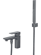 AQ1044BGM ВЕГА смеситель врезной на борт ванны на 1 отв., оружейная сталь