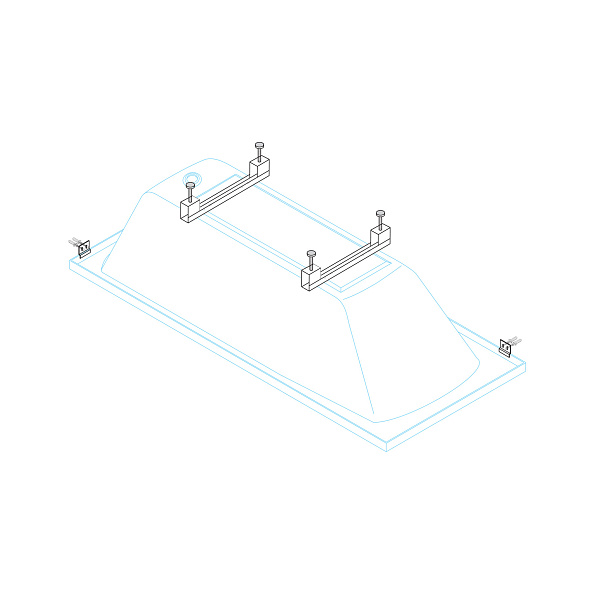 Металлический каркас Cezares Metauro (METAURO-Central-MF)