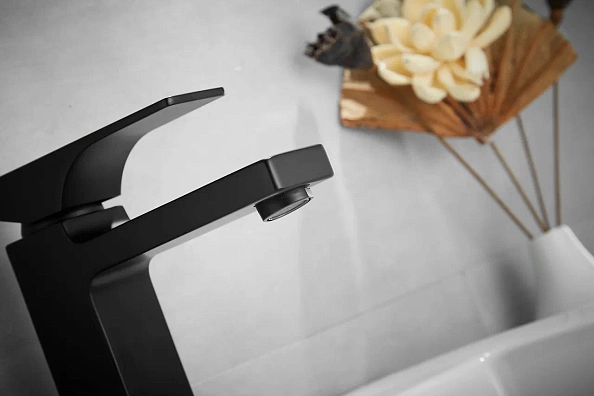 Смеситель для раковины Rose R10H R1001H-1, черный