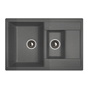 Кухонная мойка Dr. Gans АСТРА 25.065.D0760.411, графит