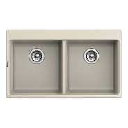 Кухонная мойка Rivelato AXEL X-90-2D, темно-бежевый