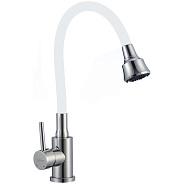 Смеситель для кухни с гибким изливом и режимом душ Fmark FS8288A-02, хром