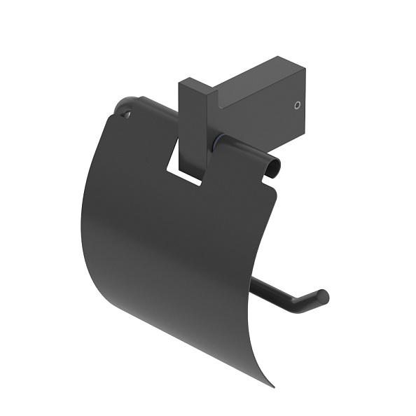 Держатель для туалетной бумаги Cezares Slider, черный матовый (SLIDER-PH-NOP)