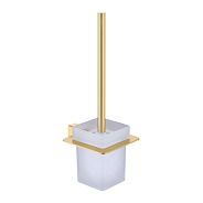 Ёршик для унитаза Raglo R301.10.03 с держателем,сатин золотой