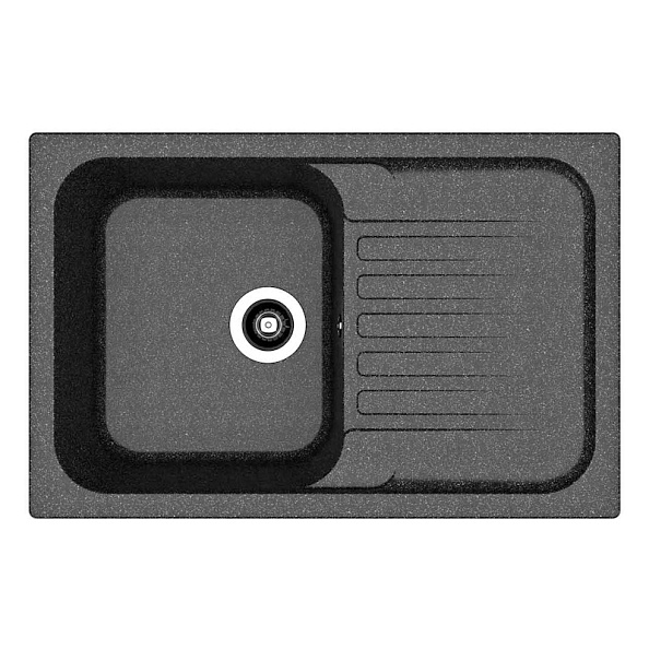 Кухонная мойка Dr. Gans АДЕЛЬ 25.090.C0780.407, черный