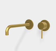 Смеситель для раковины Fima Carlo Frattini Spillo Up, брашированное золото (F3051WLX9OS)