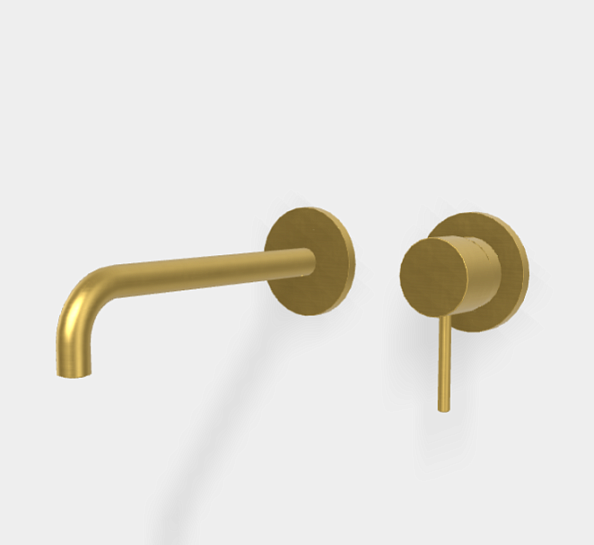 Смеситель для раковины Fima Carlo Frattini Spillo Up, брашированное золото (F3051WLX9OS)