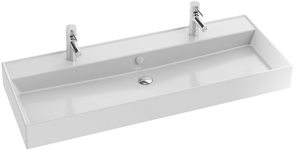 Керамическая раковина Jacob Delafon VIVIENNE EXBK112-00 120х46 см, белая