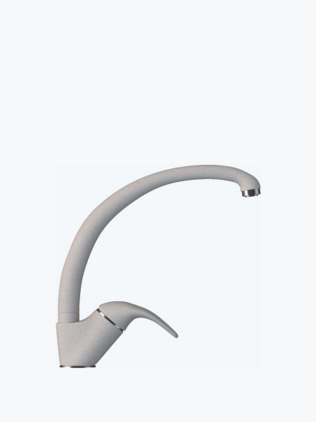 Смеситель кухонный Polygran Высокий (серый №14) (726262)