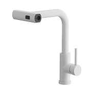 Смеситель для кухни BELZ выдвижной Белый (B74811-8)