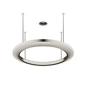 Панель дождевая Dornbracht AQUAHALO, 605х605, платина сатинированная (41.750.979.06)