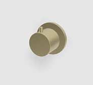 Вентиль Fima Carlo Frattini Flo, переключающий (дивертор) 1/2", шампань брашированная (F3233N2HS)