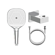 Лейка для душа с держателем и шлангом Raglo R476.41, хром