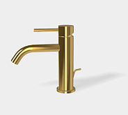 Смеситель для раковины Fima Carlo Frattini Spillo Up, золото (F3031XSOR.1)