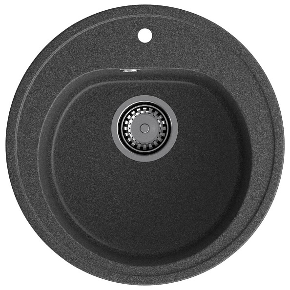 Кухонная мойка GranFest RONDO 510, графит