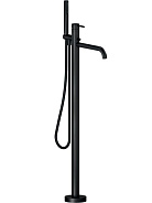 WE00180/TBM LIVE смеситель для ванны напольный, матовый черный