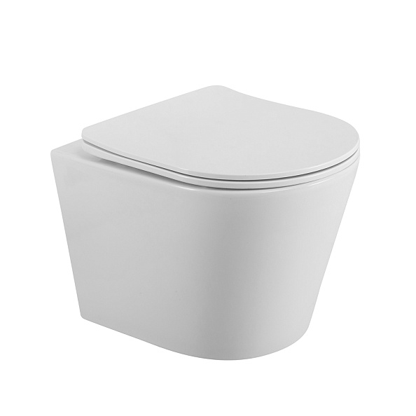 Чаша подвесного унитаза BelBagno Flay-R, белый (BB053CHR/SC)