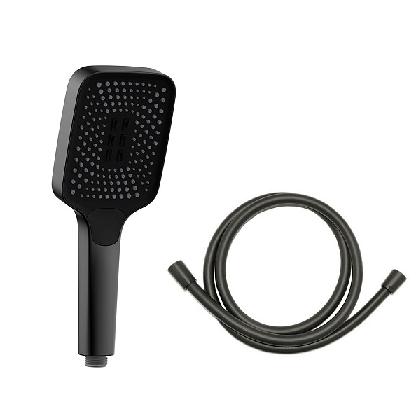 Ручной душ с шлангом Vincea VSHN-41HMB, черный