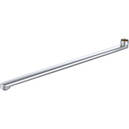 Излив плоский Славен нержавеющая сталь, длина 450 мм (СЛ-ЗП-006)