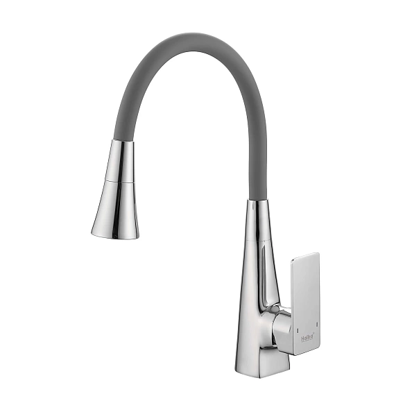 Смеситель для кухни с гибким изливом и режимом душ Haiba HB73823, хром