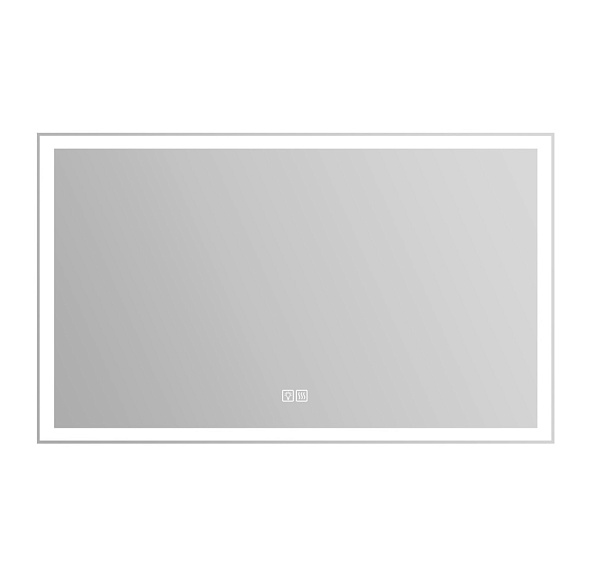 Зеркало со встроенным светильником и подогревом BelBagno 1000 х 30 х 600 (SPC-GRT-1000-600-LED-TCH-WARM)