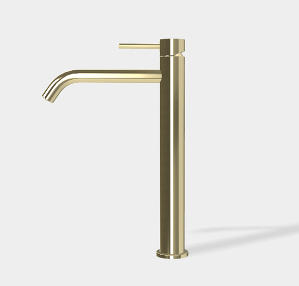 Смеситель для раковины Fima Carlo Frattini Spillo Up, шампань (F3031/HXSHL)