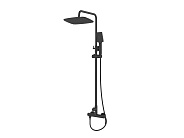 Душевая стойка BelBagno Acqua, черный матовый (ACQUA-DOCM-NERO)