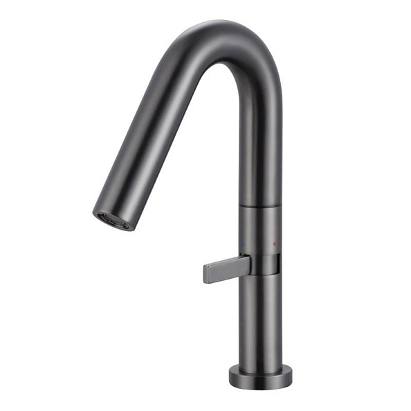 Cмеситель для раковины Knotlor SS-30/GM, оружейная сталь