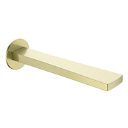 Излив монолитный Raglo R473.61.03 для ванны и душа 24 см латунь, сатин золотой