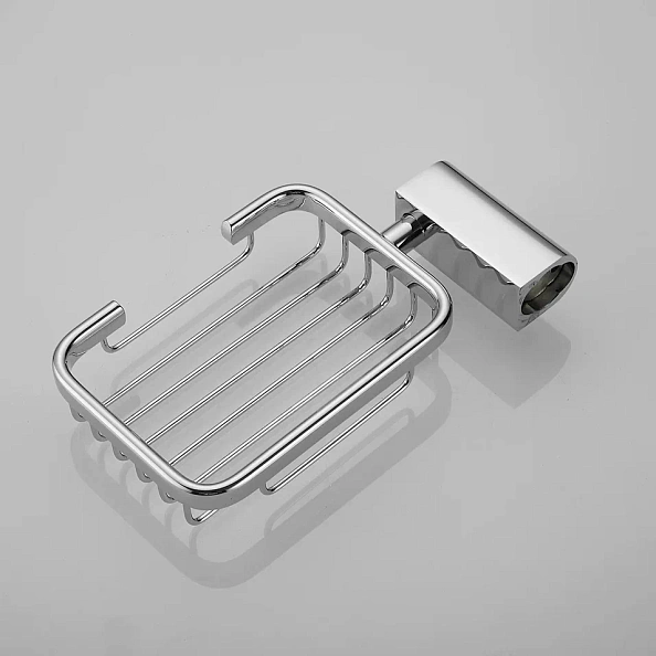 Мыльница Rose RG1704, хром