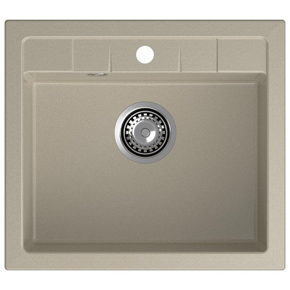 Кухонная мойка GranFest QUADRO 561, топаз