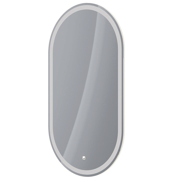 Зеркало Dreja Luno 55x100 см, белый