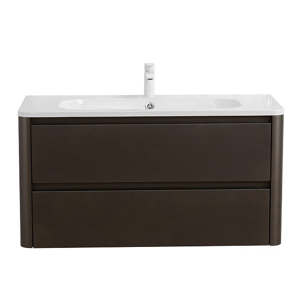 База под раковину подвесная Cezares Relax 996х477х500, Оружейная сталь (RELAX-1000-2C-SO-GM)