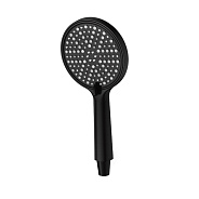 Лейка душевая Raglo R450.50.06 3-х режимная круглая пластик/силикон, черный