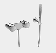 Смеситель для душа Fima Carlo Frattini Texture Collection, на 2 потребителя, хром (F5605HCR)