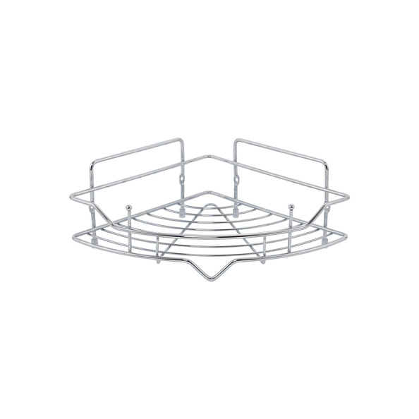 Полка одноярусная угловая Milardo Grid проволока стальная, хром (GRICC1CM44)