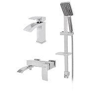 Набор для ванны 3 в 1 Grocenberg GB1007CR, хром