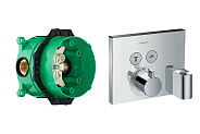 15765000S Set HG ShowerSelect термостатический смеситель (15765000+01800180)