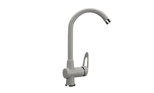 Смеситель для кухни ULGRAN Classic серый (U-006-310)