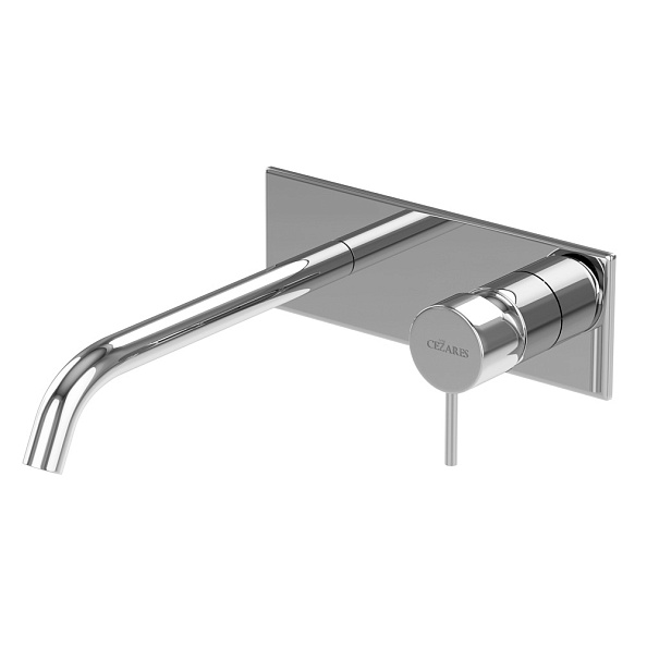 Смеситель для раковины встраиваемый Cezares Leaf, хром (LEAF-BLI1-20-L-01-W0)