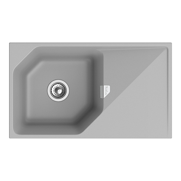 Кухонная мойка Rivelato LOCUS LS-85, серый металлик