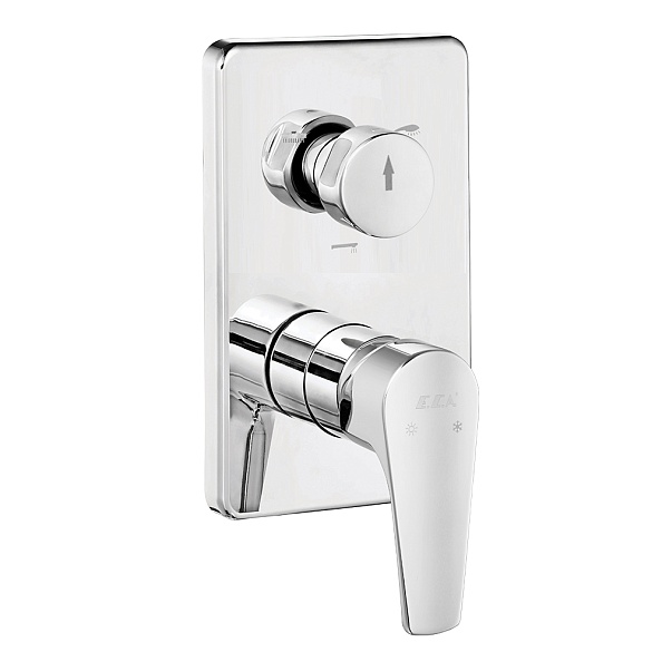 Смеситель E.C.A. NIOBE для ванны, 3 режима (внешняя часть) (102167313EX-K)