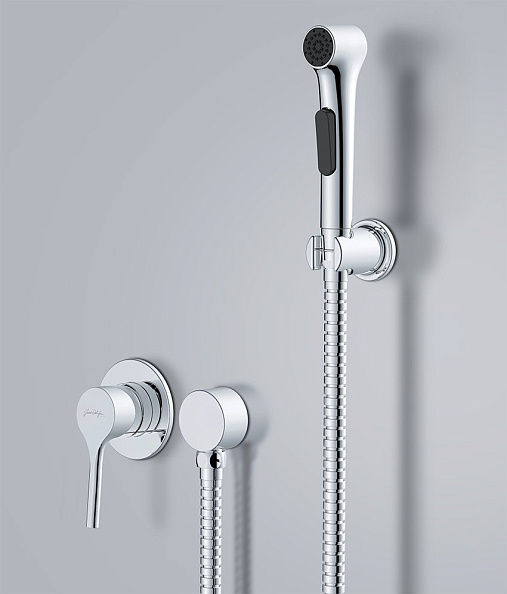 Гигиенический набор Jacob Delafon Elate (E24610-CP) комплект со смесителем