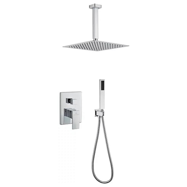 Душевая система встраиваемая (без излива) Grocenberg GB5089CR-4, хром