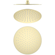 AQ2073BG круглый верхний душ 250*2 мм, шлиф. золото